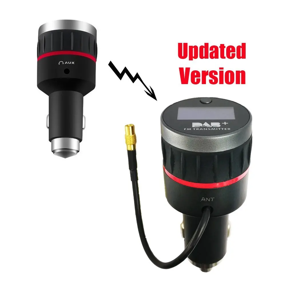 Car Radio DAB + FM Transmitter + Tuner Receiver with Antenna DAB