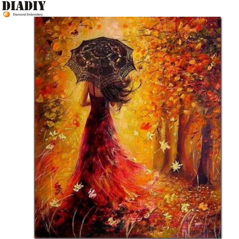 

Full Diamond embroidery Beauty back diamond cross stitch crystal round diamond sets unfinished decorative diy diamond painting