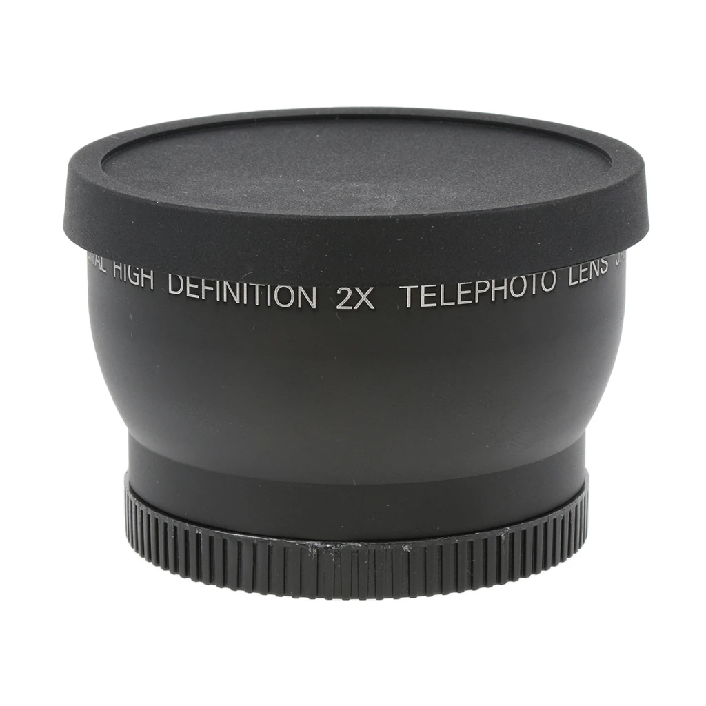 52mm 2x 2.0X Magnification Tele Telephoto Lens For Canon Nikon Sony DSLR Camera