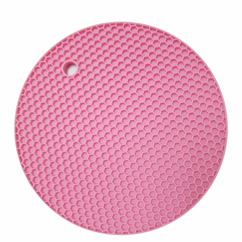 Силиконовый коврик столовая посуда круглая сотовая Пищевая силиконовая подкладка изоляционный коврик тарелка