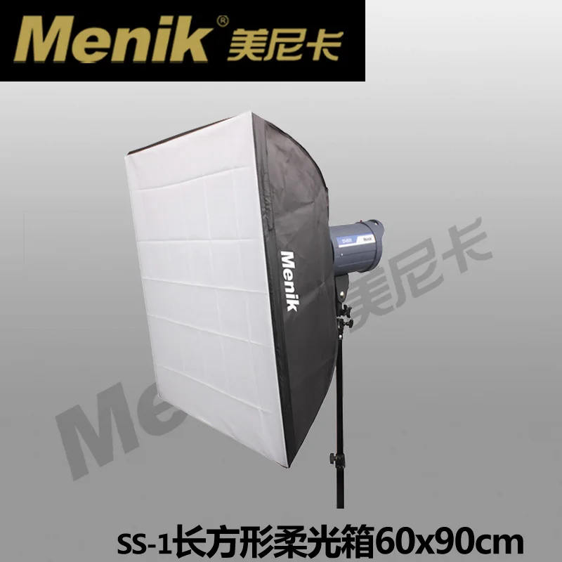 

SS-1 flashlight high grade Softbox,photographic equipment light box softbox studio flash 60X 90cm studio box softbox box CD50