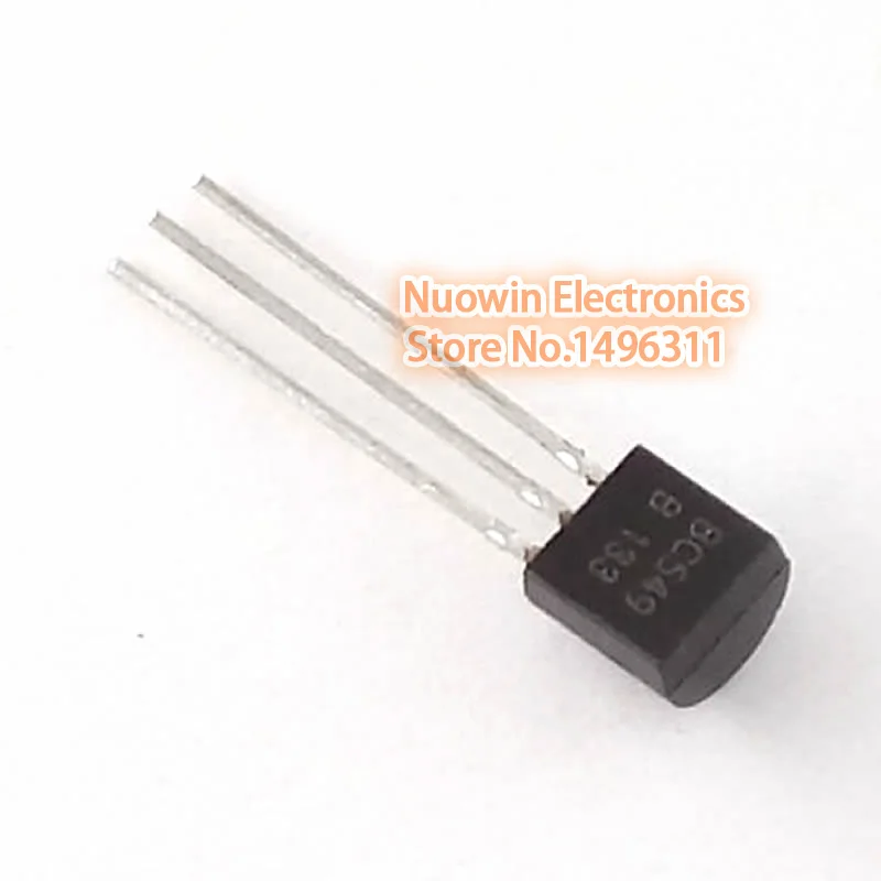 Pack of 5 BC549 TO92 Case NPN Transistors