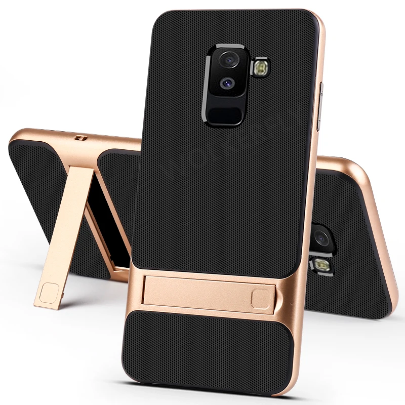 

360 Full Cover Protective Case For Samsung Galaxy A50 A30 M20 M10 S10X S10 Lite Plus A9 2018 PC + TPU Shockproof Kickstand Case