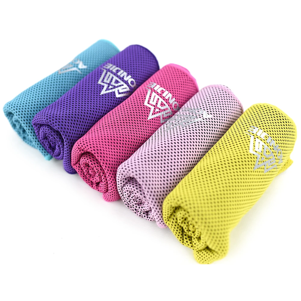 Breathable Mesh Towel Fitness Gym Yoga Instant Cooling Ice Towel