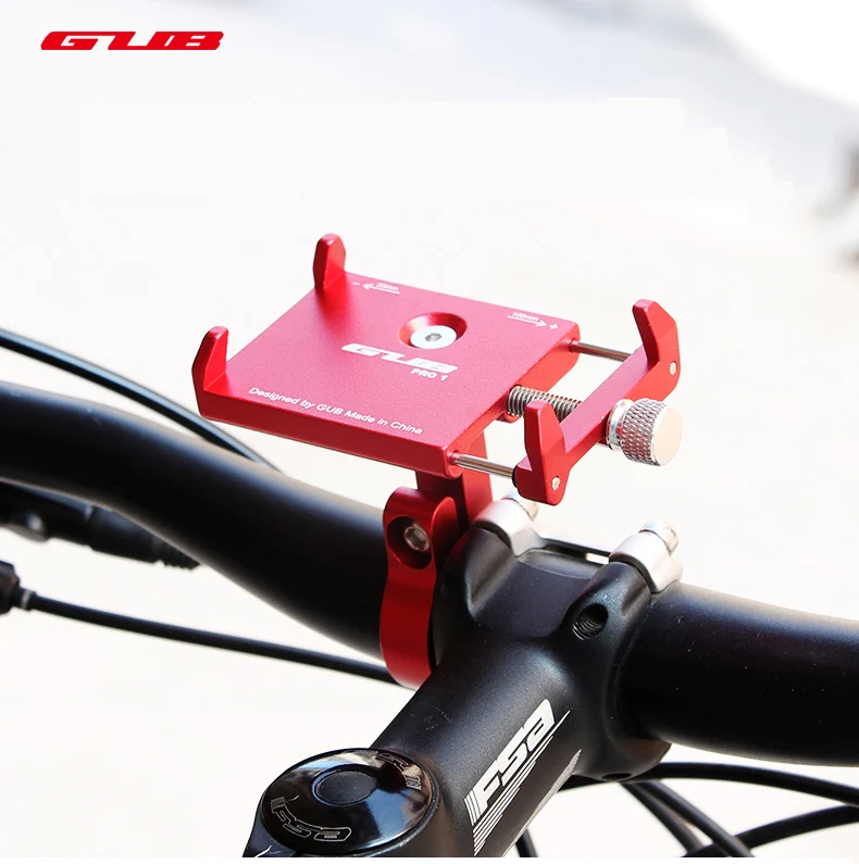 

GUB PR01 Aluminum Bike Phone Holder For 3.5-6.2 inch Smartphone Adjustable Universal Support GPS Bike Phone Stand