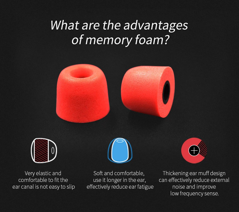 2 Pcs_1_Pair_KZ_T400_T500_Caliber_Ear_PadsCap_Memory_Foam_Sponge_Ear_Pads_headphone_with_Set_Headsets_Accessories (2)