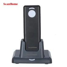 Scanhome мини беспроводная 433 2d/1d/qr сканер штрих-кода ручной считывания штрих-кода с зарядным & приемник базы