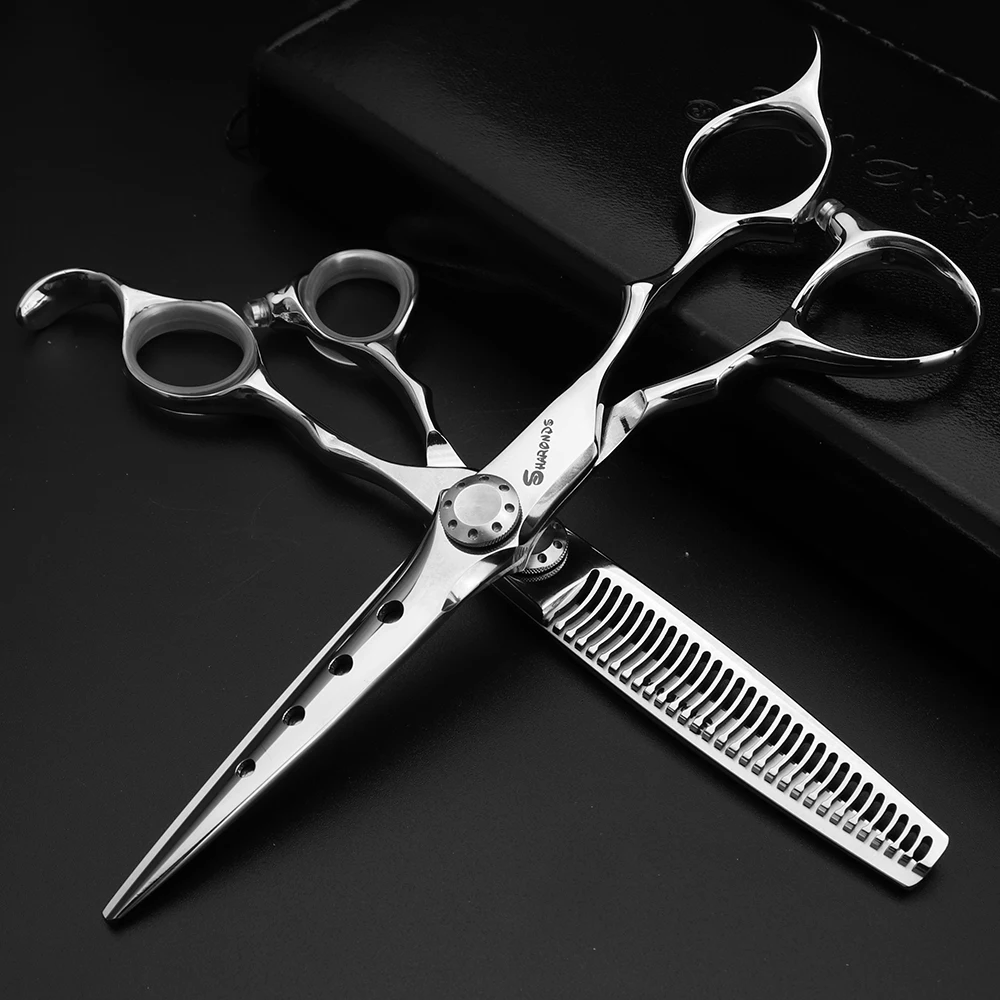 japanese professional hair cutting scissors 6 inch hairdressing scissors thinning scissors set