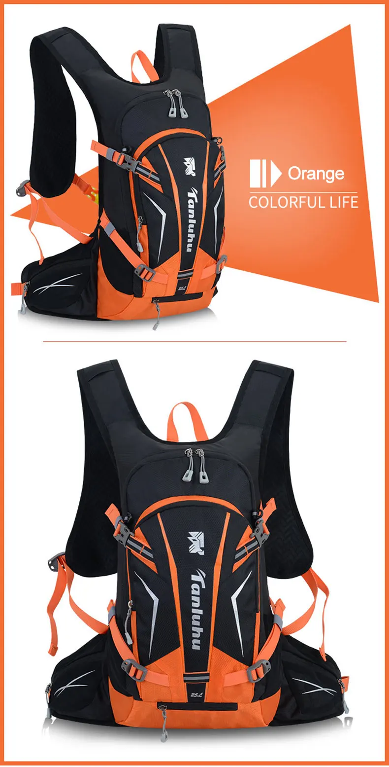 Bolsa de Acampamento Mochilas para Bicicleta para Mulheres dos Homens ao ar Esporte Reflexivo Mochila Ciclismo Livre Correndo Caminhadas Xa975wd 25l 32 Mochilas escal.