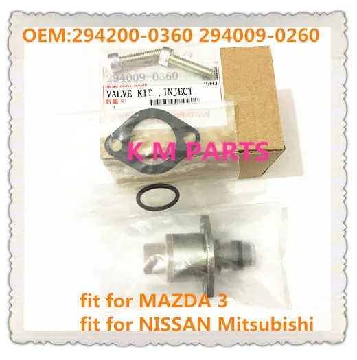 294200-0360 294009-0260 2940090360 0360 для MAZDA 3 для NISSAN forMitsubishi дизельный SCV клапан контроль всасывания клапан