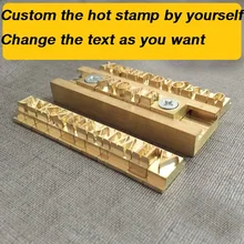 Neue DIY Benutzerdefinierte Hot Messing Stempel Eisen Mold, Personalisierte Mold heizung auf Holz/Leder, league geschenk, geprägte LOGO Design maschine
