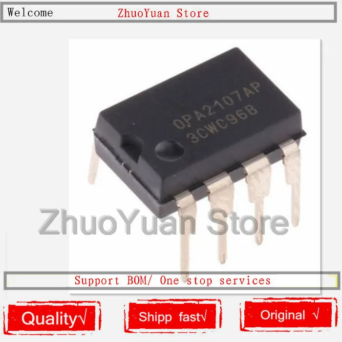 

1PCS/lot New original OPA2107AP OPA2107 DIP-8 IC chip