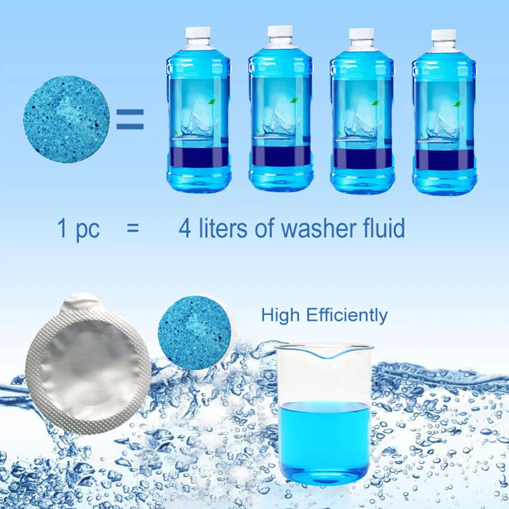 Средство для очистки автомобиля 10 шт. жидкость для стеклоомывателя экран тряпка для чистки очиститель жидкости мойка концентрат стеклянный растворитель воды