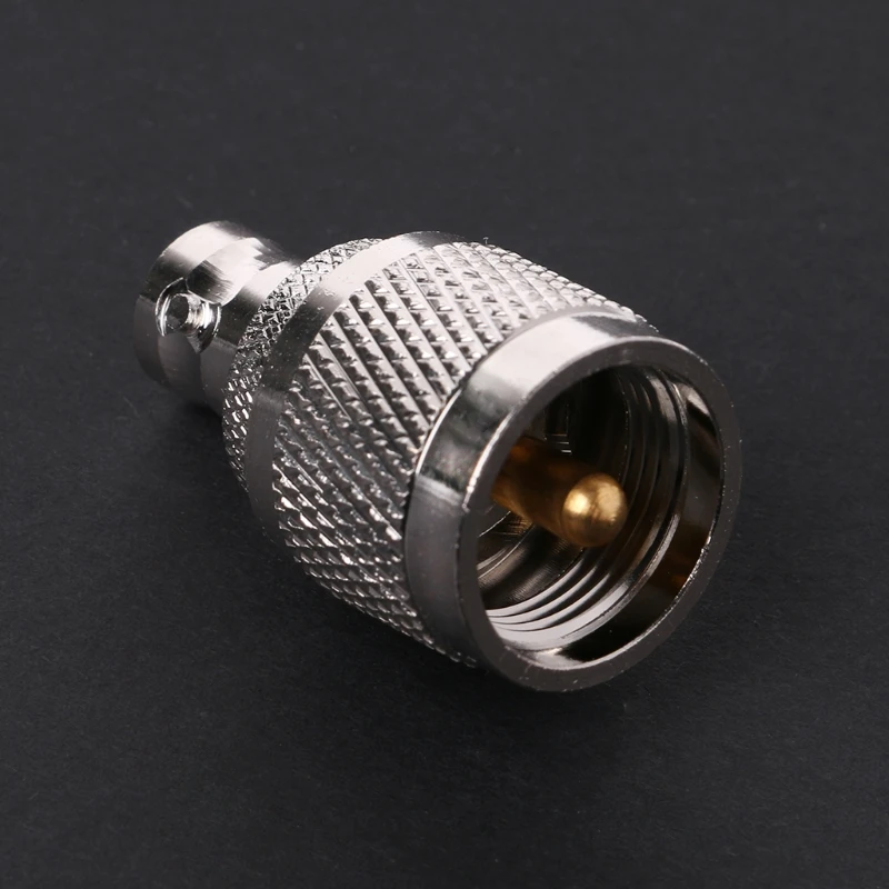 

BNC-K Female Jack To UHF-J PL-259 Male Plug Straight RF Coax Adapter Connector