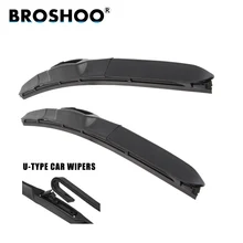 BROSHOO Car Windscreen Wiper Blade For Chevrolet Lacetti 2005 2011 22 19 Inch 1Pair Soft Rubber