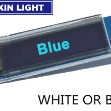 1 шт. 0,91 дюймов O светодиодный модуль 0,9" Белый/Синий O светодиодный 128X32 • Максимальное количество светодиодный ЖК-дисплей светодиодный Дисплей модуль 0,91" IIC связи для ardunio MODU