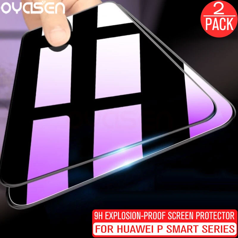 

2Pcs/lot For Huawei P Smart Plus Z 2017 2018 2019 9H 0.26MM Explosion-proof Anti Blue Light Tempered Glass Screen Protector