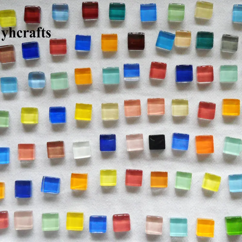 

600PCS/600Gram/LOT,Mix 1cm crystal mosaic beads Cramble DIY accessories Craft material Home decoration Adult DIY Arts and Crafts