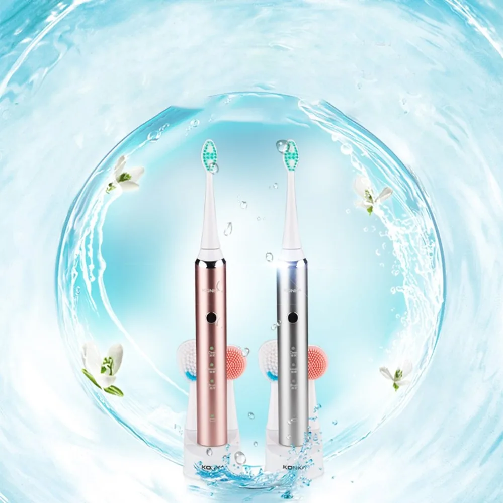 

KONKA KZ-3S A39 Electric Toothbrush Ultrasonic Massage Waterproof Oral Product Soft Brushing Whitening Teeth Brush Smart Timer