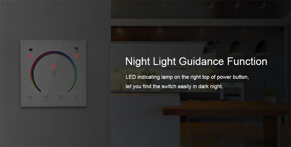 86 сенсорный панельный переключатель DC12-24V контроллер светильник Диммер Одноцветный/CT/RGB/RGBW светодиодные ленты закаленное стекло настенный переключатель