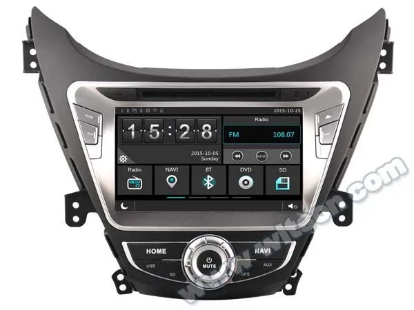 Flash Deal 8" Capacitive Touch Screen Special Car DVD for Hyundai Elantra/i35/Avante 2010-2013 with Tire Pressure Monitoring System Support 1