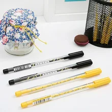 12 шт. в упаковке, канцелярские товары Chenguang ананас джекфрут 0,38 мультяшная ручка углерода Черная гелевая ручка