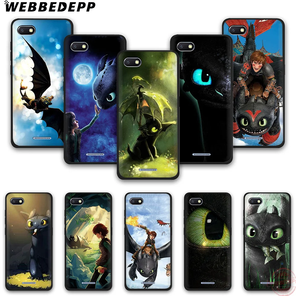 WEBBEDEPP toothless How To Train Your Dragon TPU phone case for Redmi Note 6Pro 7Pro 4A 4X 5 5A 6A 8A 7 S2 note 8 |