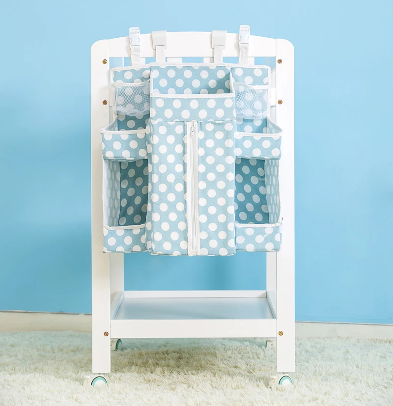 

Large Hanging Storage Toy Diaper Pocket For Crib Organizer 48*48cm cot Bedside nursery bag Bedding Set Accessories Baby Stuff