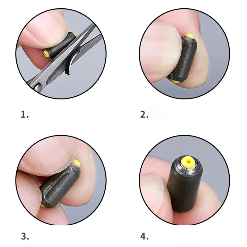 

10/30Pcs Fishing Lead Sinker Set Quick Replace 1.5-5g Weight Sinkers Fishing Accessories MSD-ING