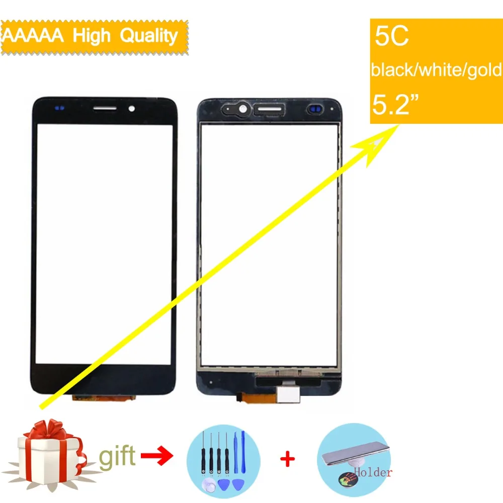 

Felfial Original For Huawei Honor 5C TouchScreen Sensor Digitizer Glass Lens Front Panel Black White gold For Honor 5C Touches