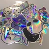 20Pcs/Set Cool Laser Star Stickers For Motorcycle Notebook Trolley Case Skateboard Colorful Skull Cross Dope Sticker Pack Decals ► Photo 1/6
