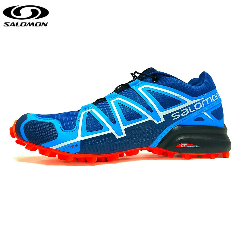 

Salomon Men Shoes Speed Cross 4 CS Sneakers Man Blue Cross-country Running Shoes Male Athletic Shoes Sport shoes 40-46 Hot
