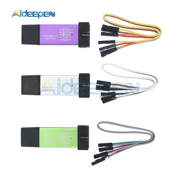 

1Pcs ST LINK Stlink ST-Link V2 Mini STM8 STM32 Simulator Download Programmer Programming With Cover
