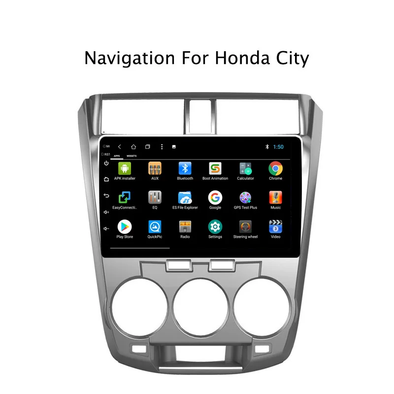 Cheap NAVITOPIA 10.1inch 2G RAM 32G ROM Android 8.1 Car DVD Multimedia GPS Navigation for Honda City 2008 2009 2010 2011 2012-2014 3