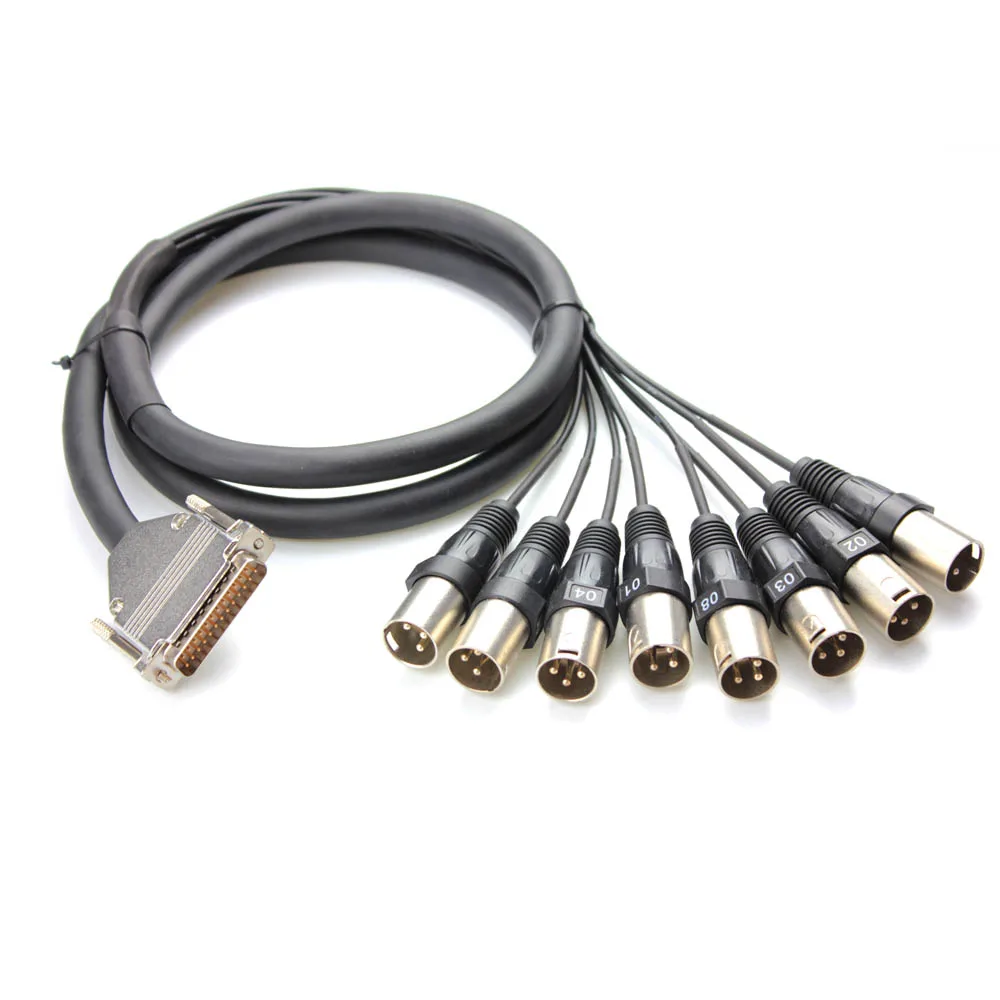 15' DB-25 Male to XLR male 8 CH Audio Snake cable Apogee Pro-CABLE Switchcraft