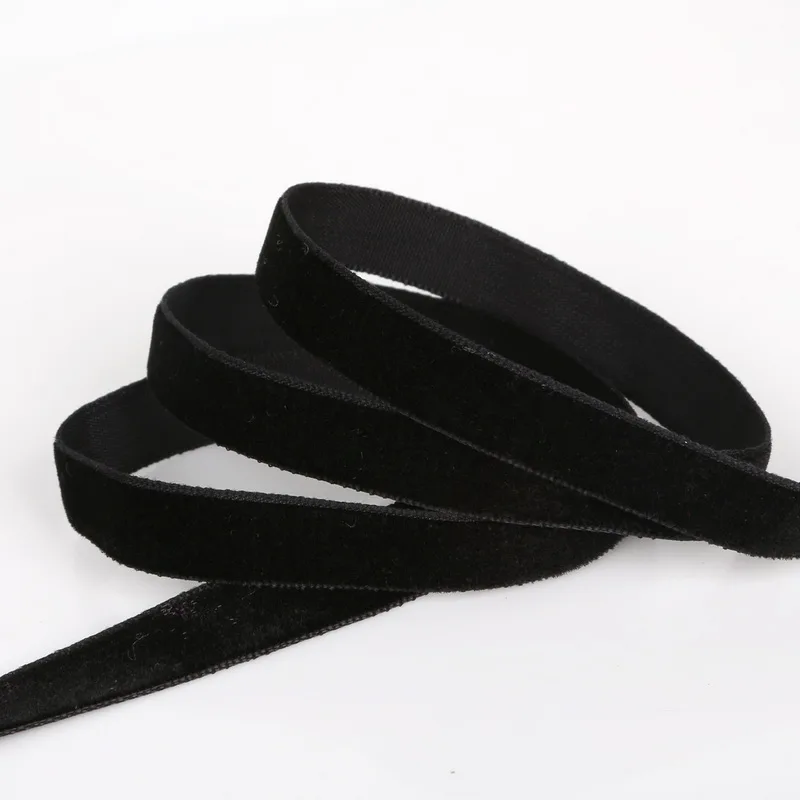 New 5yard/lot 3/8" 10mm width multi colors options velvet ribbon velour webbing headband Hair band accessories white lace fabric