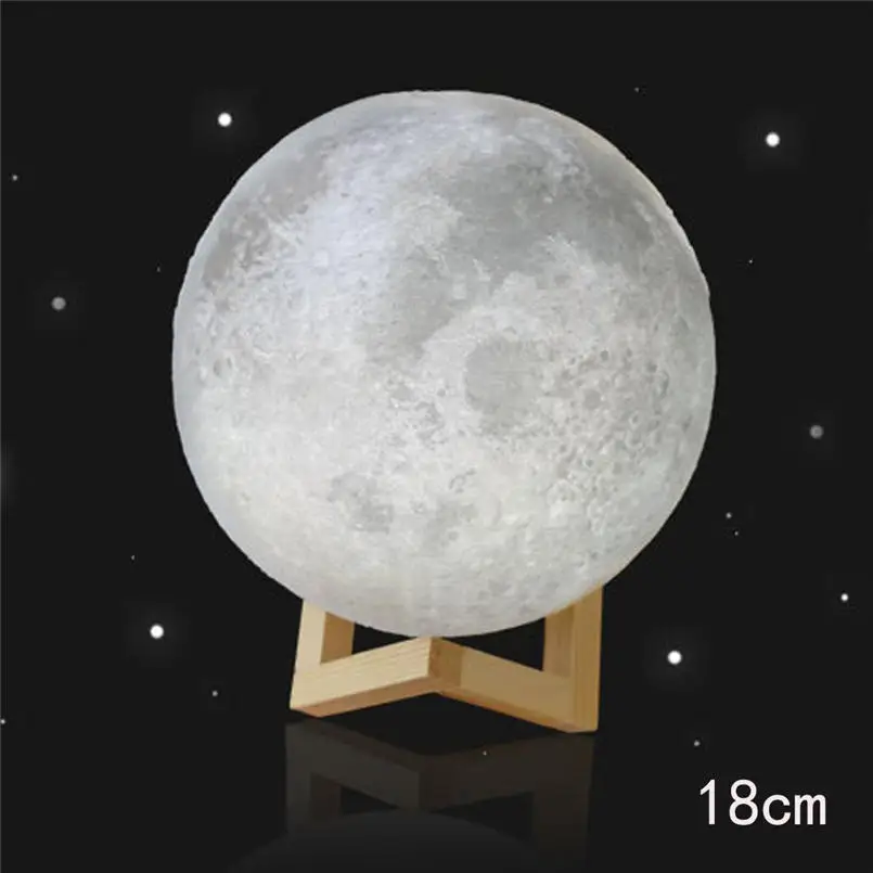 Moon Lamp 3D USB LED Magical Moon Night Light Moonlight Table Desk Touch Sensor Color Changing Home Bedroom Decoraction F#5N08 (9)