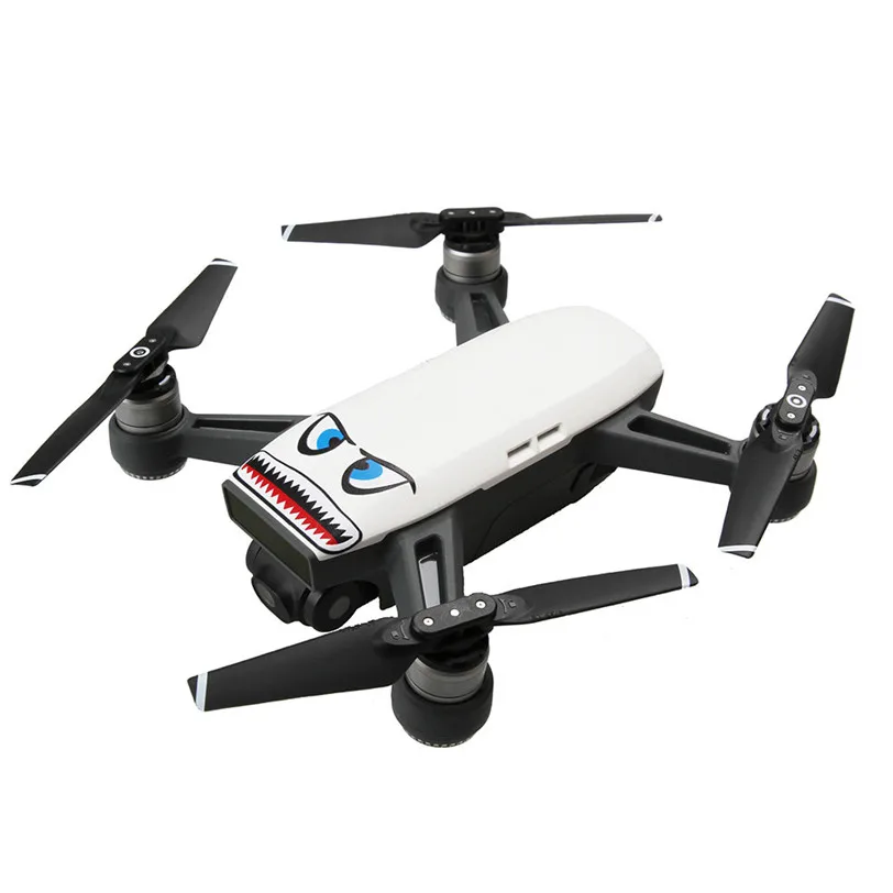 Новинка 4 шт. DIY мультяшное искусство наклейка на глаза для DJI Spark Mavic Pro Jul18