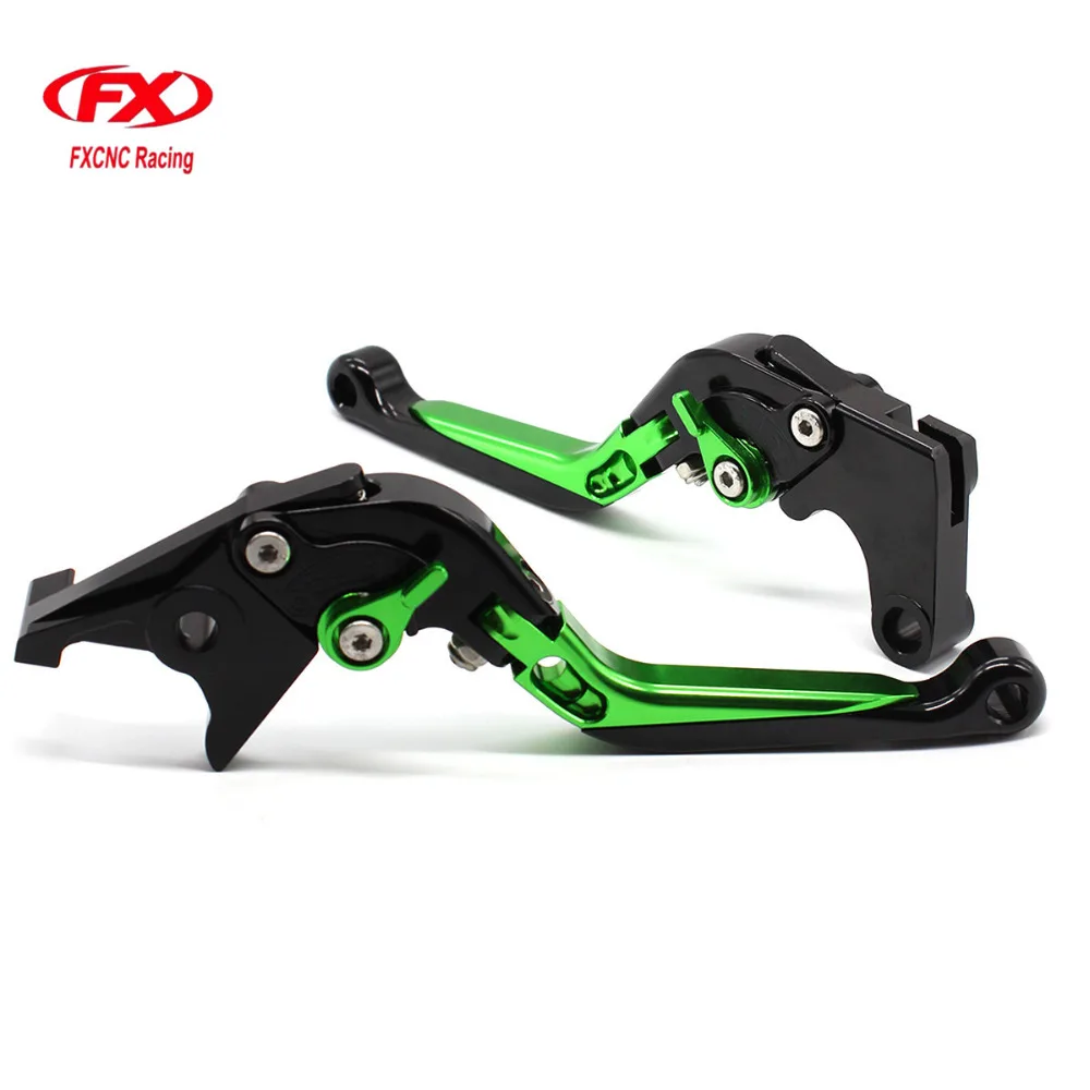 

CNC Adjustable Motorcycles Brake Clutch Levers Folding Extendable Lever Advailable Adjustable For Kawasaki Ninjia 400 2018