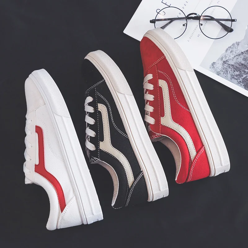 

Old Skool Canvas Low-Top Classics Women's Sneakers Shoes Hot Sales Lightweight Sports Vulcanized Shoes Size 35-40