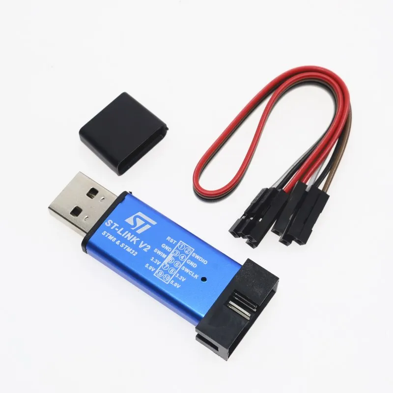 ST-Link V2 stlink mini STM8STM32 STLINK симулятор скачать Программирование с крышкой