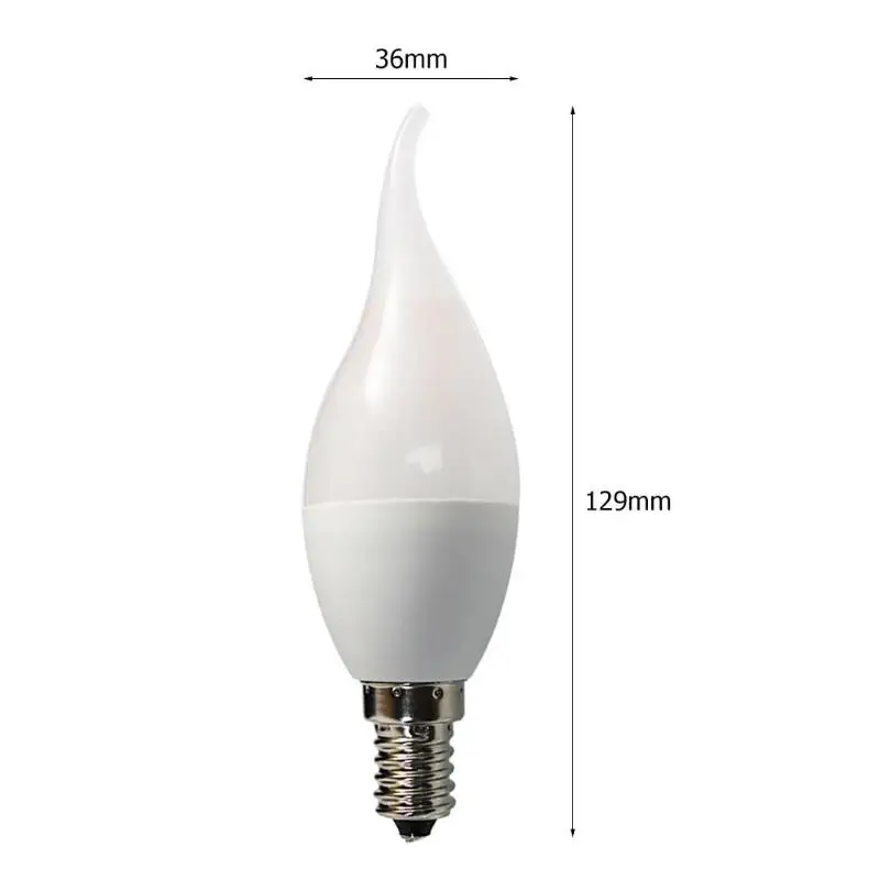 39 SMD 2835 Светодиодный светильник E14 3W эффект пламени эмуляции мерцающие лампы