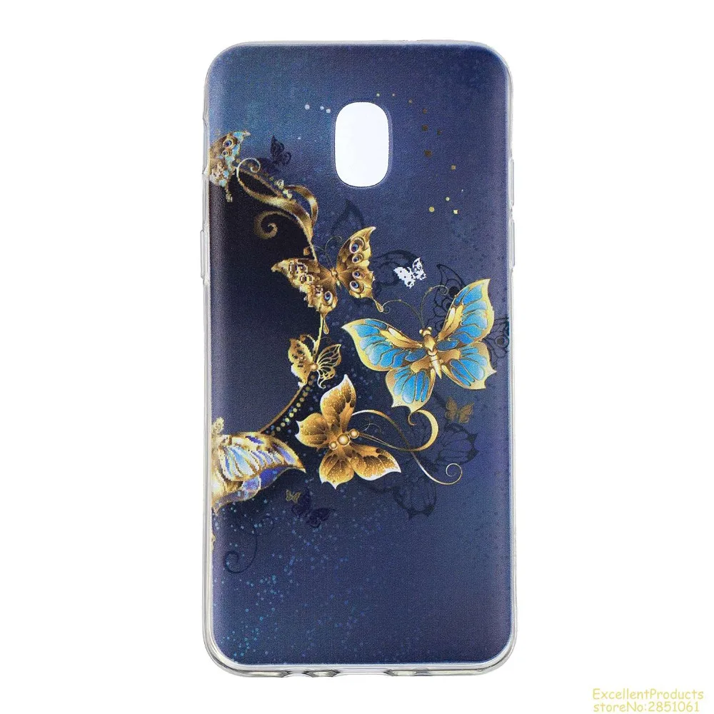 Силиконовый чехол для телефона samsung J7 2018 fundas hoesje Красивый Веселый мультяшный