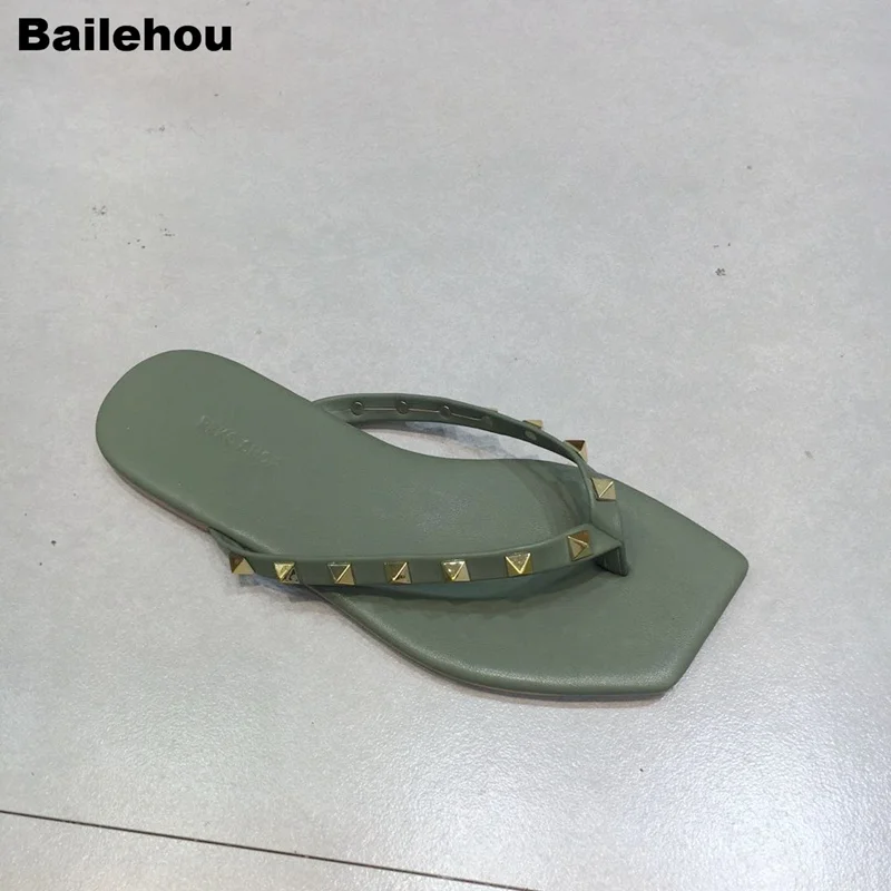 Bailehou/2019 г. летние женские шлепанцы на плоской подошве модные брендовые платформе