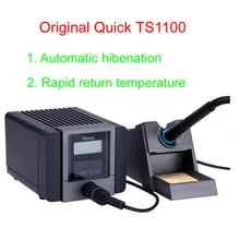Быстрый TS1100 паяльная станция 90 Вт постоянная температура Антистатическая Регулируемая паяльная станция