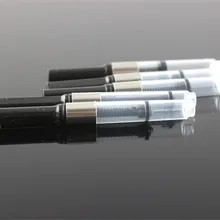 5pc jinhao FOUNTAIN PEN refill INK CONVERTER PUMP CARTRIDGES Black