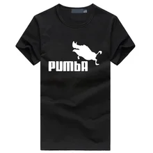 2016 New funny cute Pumba tshirt homme cotton mma men’s t-shirts novelty summer streetwear hip hop tops fitness brand clothing