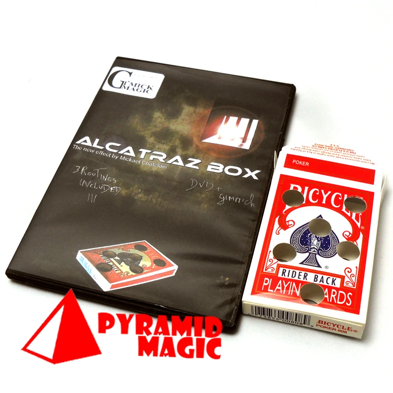 Коробка Alcatraz (Gimmick и DVD) от Mickael Chatelain магические трюки магический