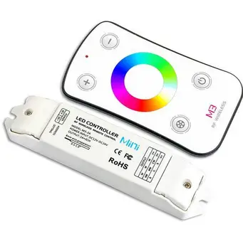 

M3+M4-5A;M3 touch remote with M4-5A CV Receiving controller;DC5V-DC24V input;5A*4CH Max 20A output