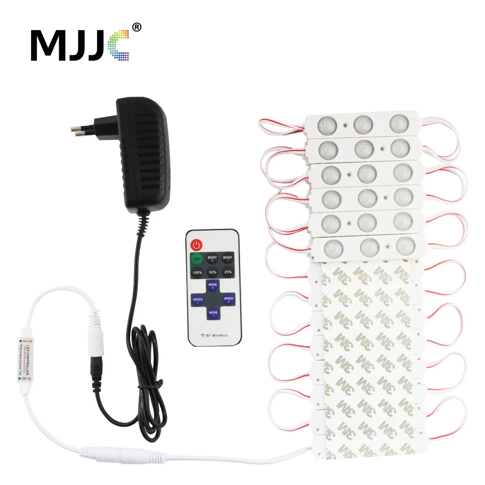 Светодиодный модуль 12 В SMD 5630 Теплый Холодный белый водонепроницаемый IP65 RF